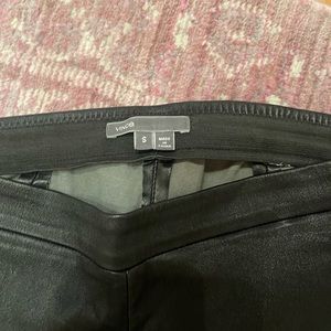 Vince Leather Zip Pants
